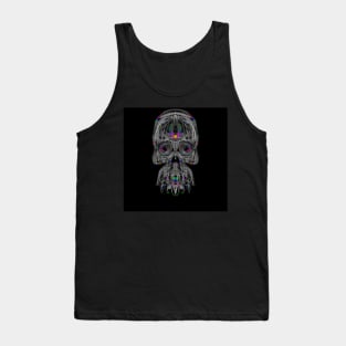 Electroluminated Skull - Iridize Tank Top